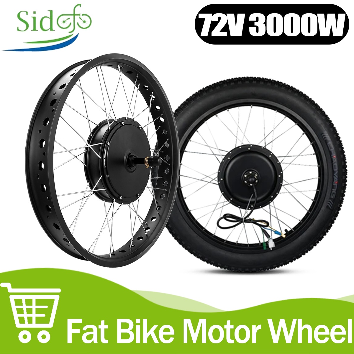 72V 3000W fırçasız dişlisiz gö - 72V 5000W Hub Motor Kit incelemesi ve fiyatı