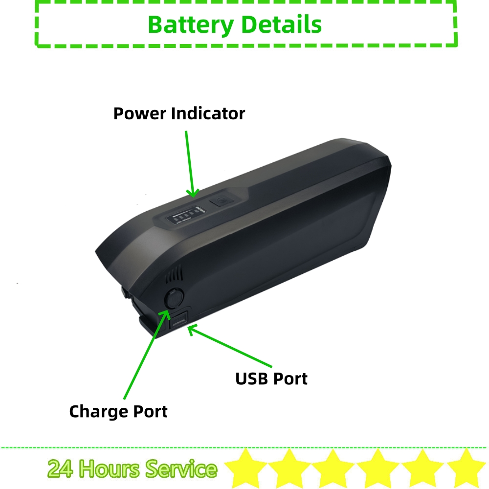 36V Ebike pil Hailong 2 yan aç - Ebike Battery 48V 20Ah Hailong incelemesi ve fiyatı