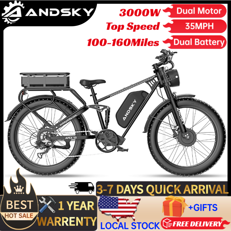 ANDSKY Apex50 AWD Elektrikli B - Mid Drive Motor Kit 52V 1000W incelemesi ve fiyatı